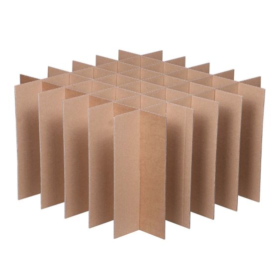 Vakverdeling 6x6 120 stuks B-golf bruin - voor 36 flessen