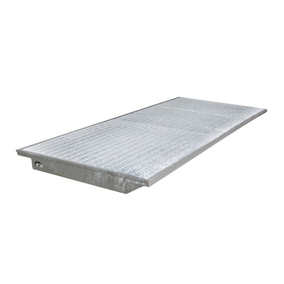 Inhangbare Lekbak Bauer Verzinkt 3250x1250x110 mm 339 Liter