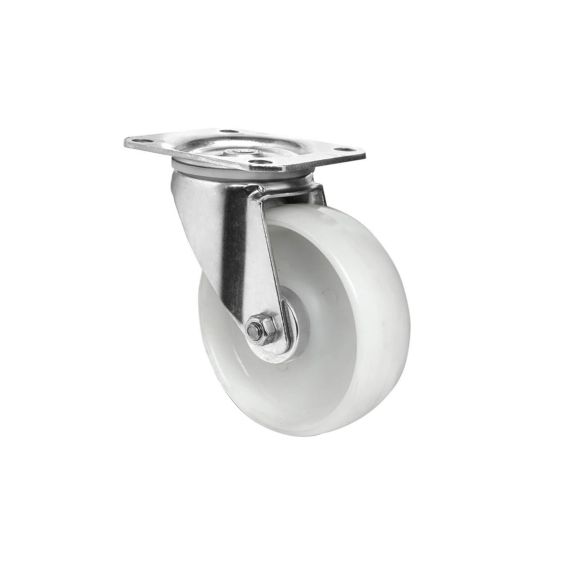 Zwenkwiel Ø108 mm PP/PP Wit 150 kg