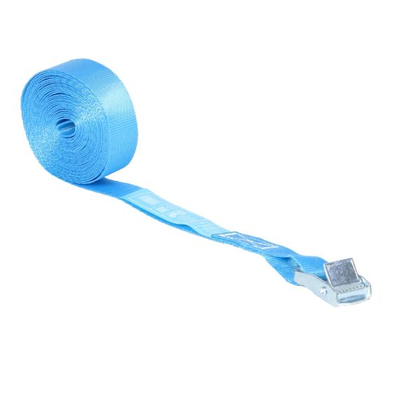 Spanband met Gesp 25 mm 6M Blauw - Verzinkte Klemgesp