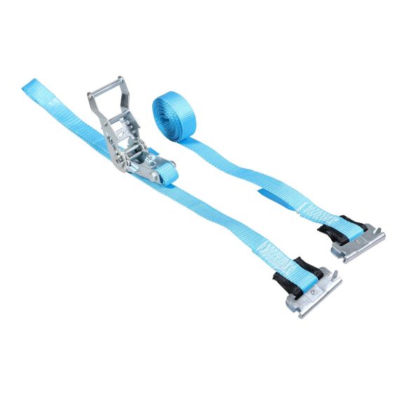 Spanband 25 mm 1,5 ton 3M Blauw met Sleufgatfitting