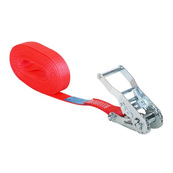 Eindloze Spanband 25 mm 1,5 ton 5M Rood