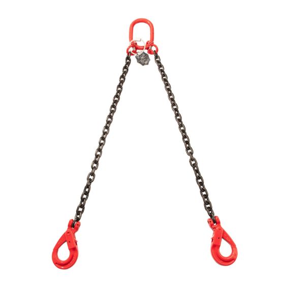 Hijsketting 2-sprong 6 mm met Veiligheidshaak 4 meter