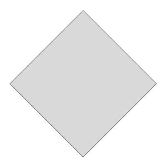 Blank aluminium bord 250 x 250 x 1 mm voor gevaarsetiketten
